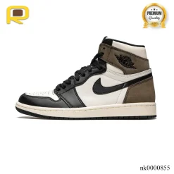 Alternative view of AJ 1 Retro High Dark Mocha Shoes Sneakers - nk0000855