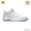 AJ 3 Pure White Shoes Sneakers - nk0001642