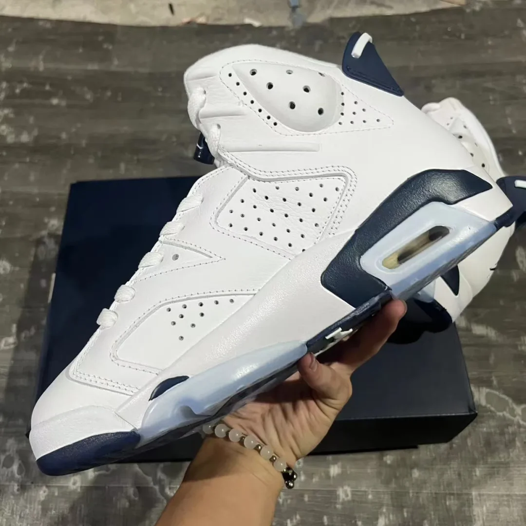 AJ 6 Midnight Navy Shoes Sneakers - nk0001645 - Image 10