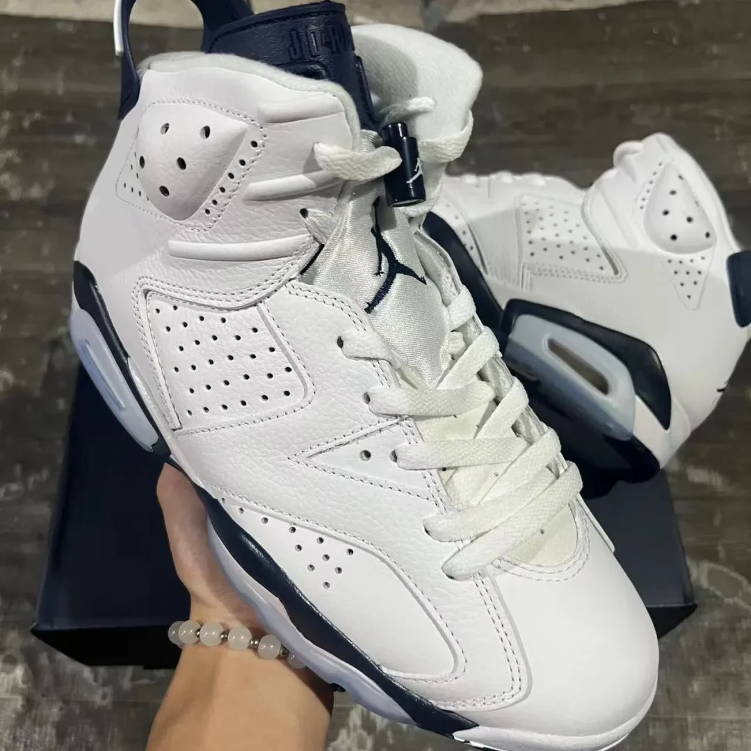 AJ 6 Midnight Navy Shoes Sneakers - nk0001645 - Image 8