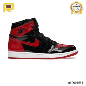 AJ 1 Retro High OG Bred Patent Shoes Sneakers - nk0001651