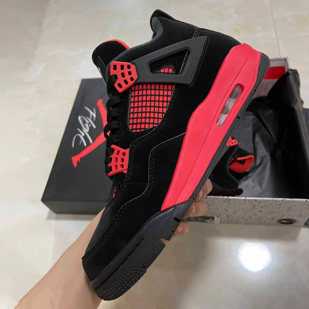AJ 4 Retro Red Thunder Shoes Sneakers - nk0001682 - Image 3