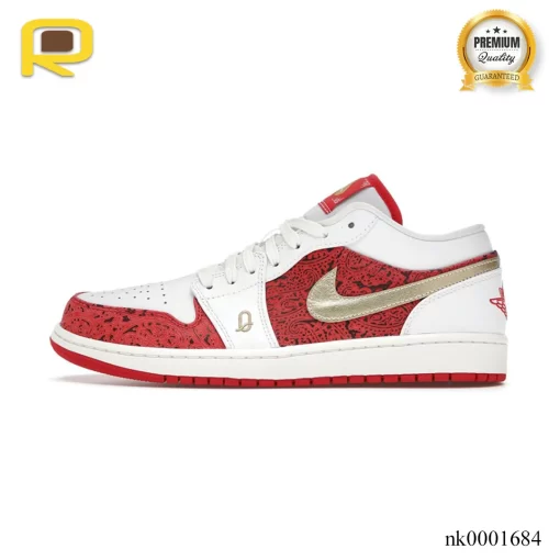 AJ 1 Low Spades Shoes Sneakers - nk0001684 - Image 2