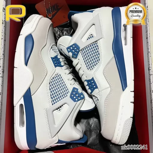 AJ 4 Retro Military Blue Shoes Sneakers - nk0002241 - Image 15