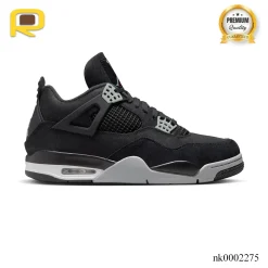 AJ 4 Retro Black Canvas Shoes Sneakers - nk0002275