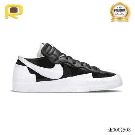 Sacai x Blazer Low Black Patent Shoes Sneakers – nk0002508