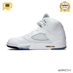 Alternative view of AJ 5 Retro Metallic White (2015) Shoes Sneakers - nk0002514
