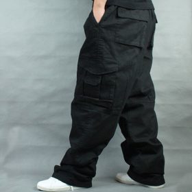 Wide Leg Cargo Hip Hop Pants