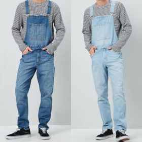 Men's Jeans Denim Bib Overalls