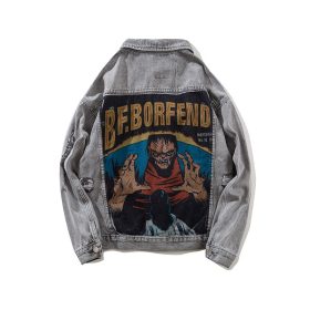 Demon Printed Denim Jacket