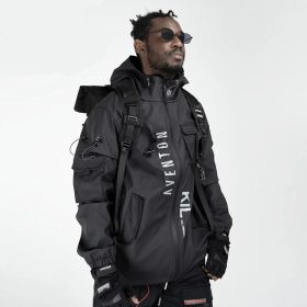 Multi Pockets Patchwork Cargo Jackets