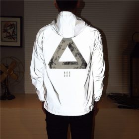 Hip Hop Windbreaker Reflective Jacket