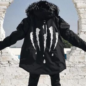 Hiphop Streetwear Parkas Jacket