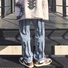 Disobey Zipper Back Jeans