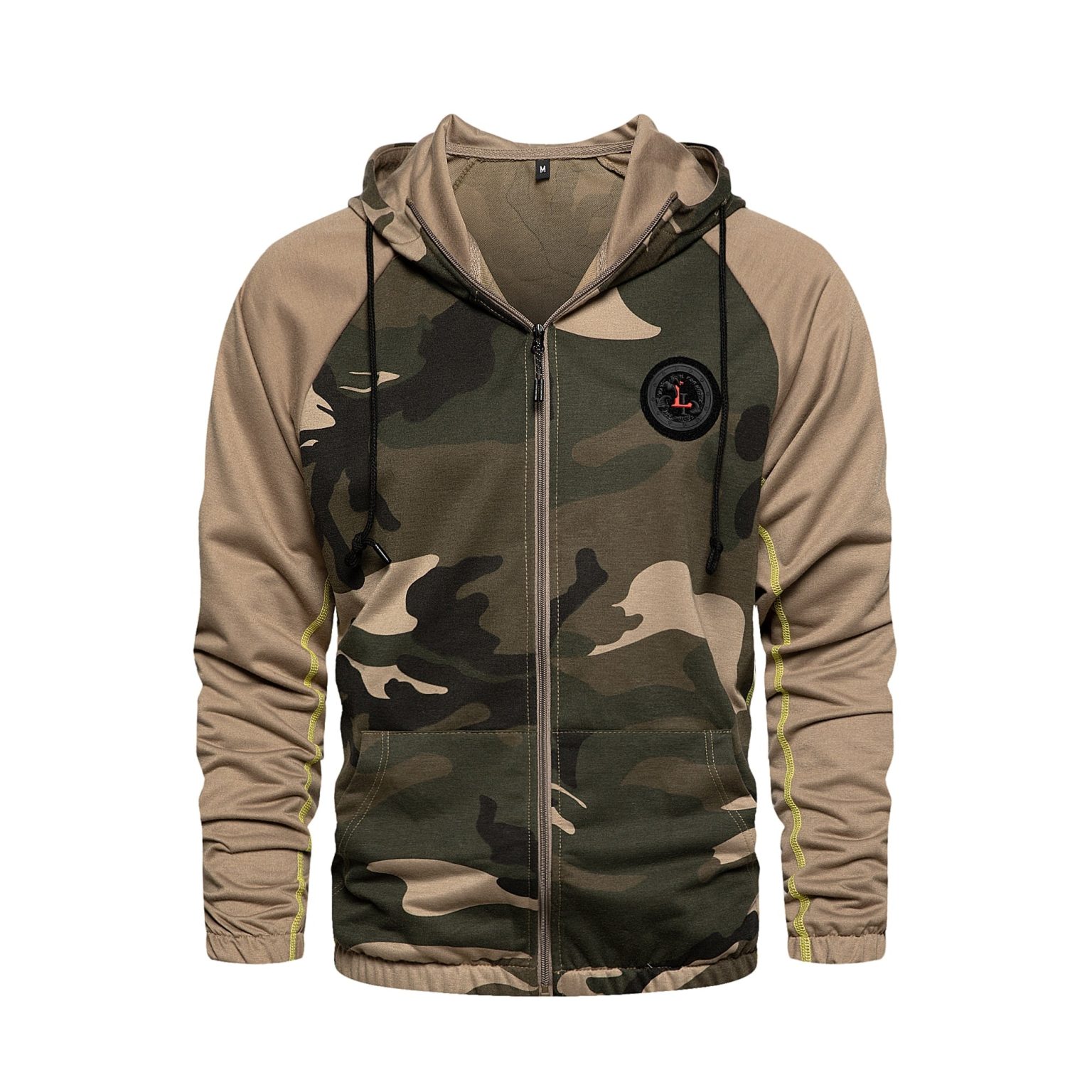 Tracksuit Camouflage Pullover - Khaki/Grey - Image 8