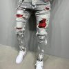 Trav x GRIB Patchwork Denim Trousers