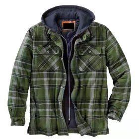 Too Quick Plaid Hooded