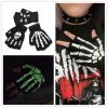 Skeleton Half Finger Gloves