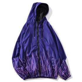 Trav x Begin Fire Jacket - Red / Purple