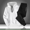 MODA NALL Men's Tracksuits - White / Black/ Red