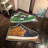 Tide Brand High-top Sneakers Irregular Shaped Carpet Pad