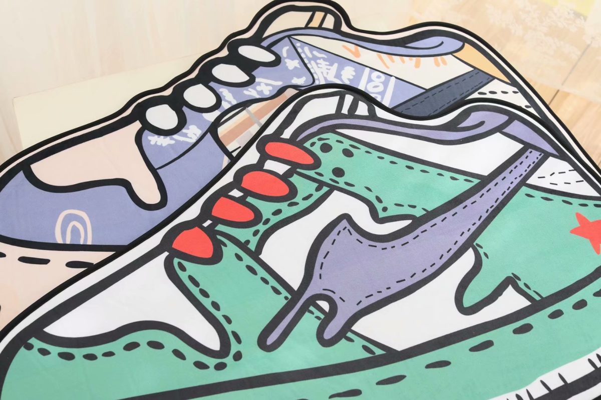 Sneaker Carpet Blanket Pet Dog Cushion Popular Fashion Rugs - Image 7