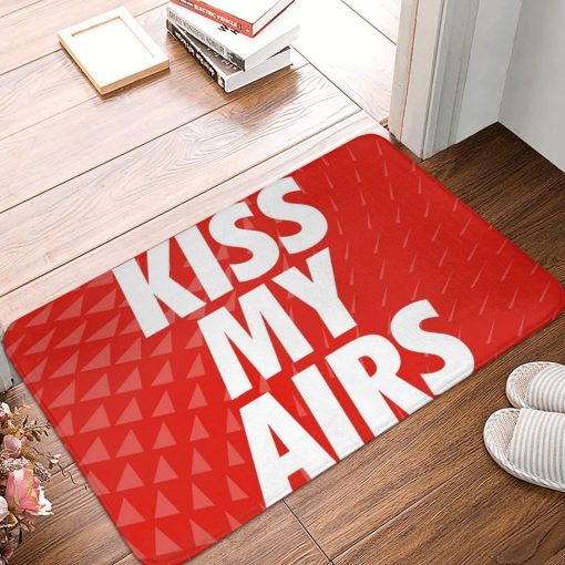 Kiss My Airs Sneaker Rug Carpet Mat Anti-slip Toilet Balcony