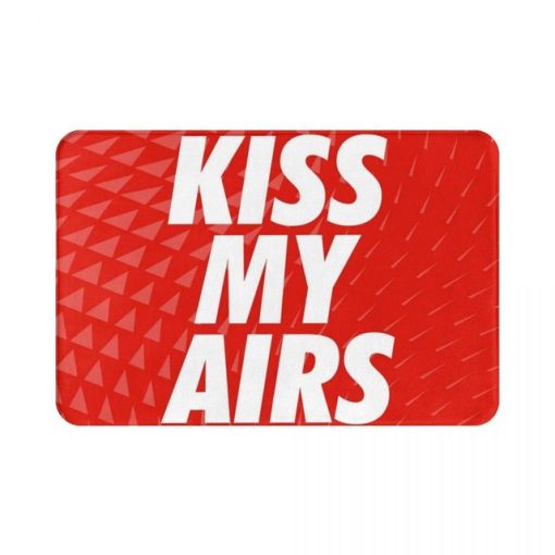 Kiss My Airs Sneaker Rug Carpet Mat Anti-slip Toilet Balcony - Image 6