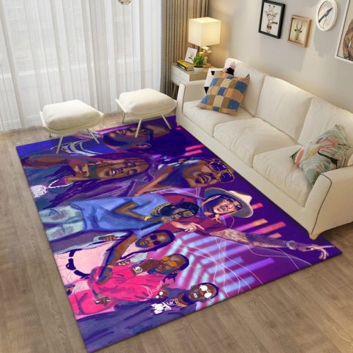 Hip-Hop Music Star Rapper Carpet Rug - Image 2