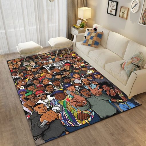 Hip-Hop Music Star Rapper Carpet Rug - Image 22