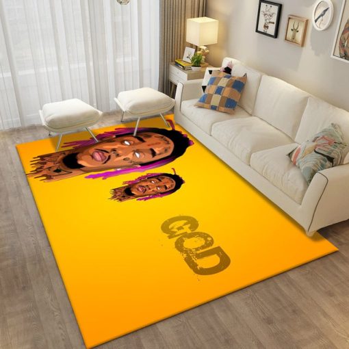 Hip-Hop Music Star Rapper Carpet Rug - Image 13