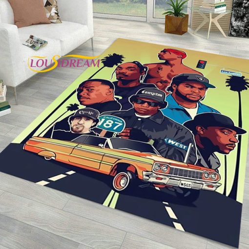 Hip-hop Music Star Rectangle Rug - Image 25