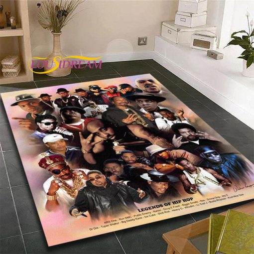 Hip-hop Music Star Rectangle Rug - Image 24