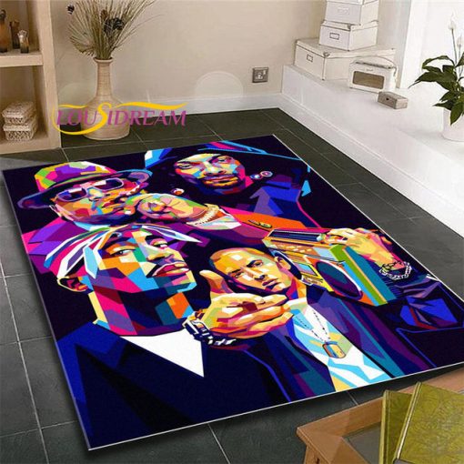 Hip-hop Music Star Rectangle Rug - Image 17