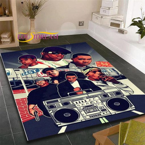 Hip-hop Music Star Rectangle Rug - Image 16