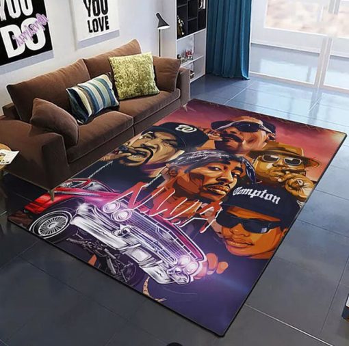 Hip-hop Music Star Rectangle Rug - Image 6