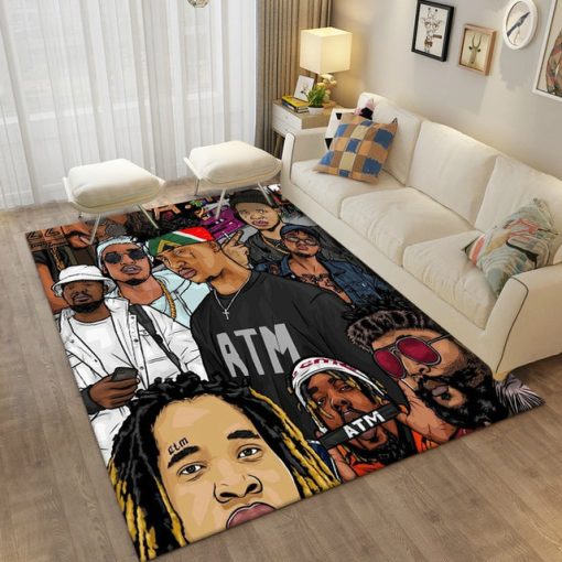 Hip-Hop Music Star Rapper Carpet Rug - Image 24