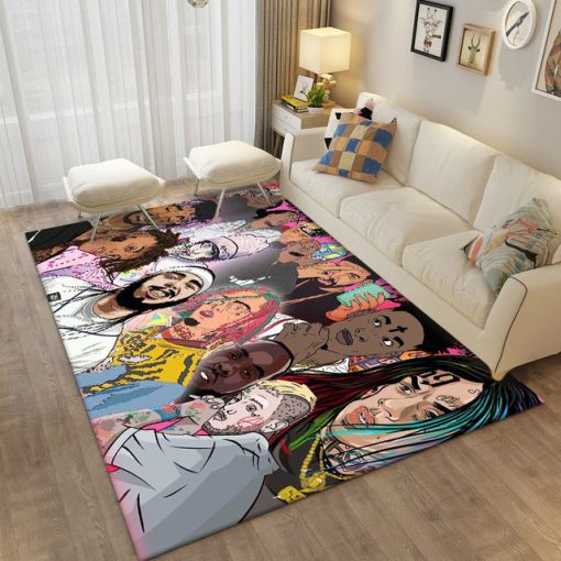 Hip-Hop Music Star Rapper Carpet Rug - Image 3