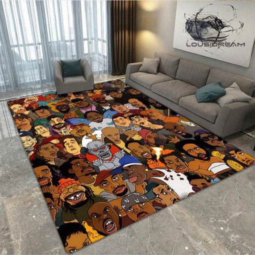 Hip-hop Printing Large Carpet - Image 7