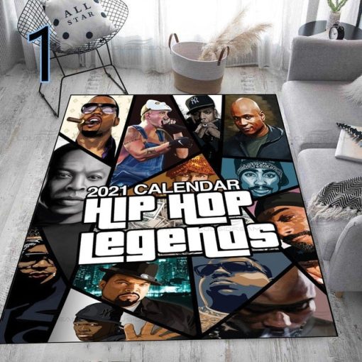 Hip Hop Legend Pop Art Decoration Carpet - Image 5