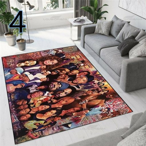 Hip Hop Legend Pop Art Decoration Carpet - Image 7