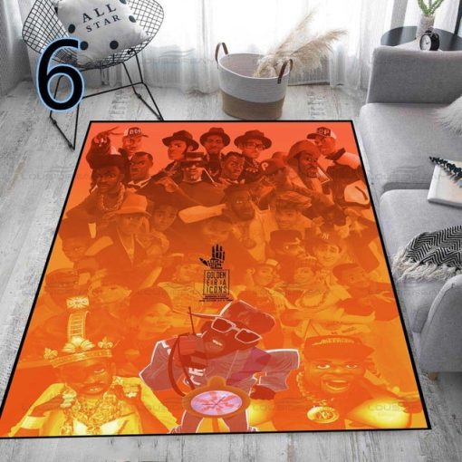 Hip Hop Legend Pop Art Decoration Carpet - Image 3