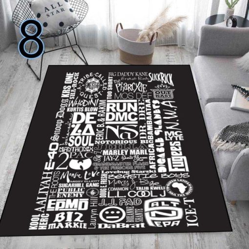 Hip Hop Legend Pop Art Decoration Carpet - Image 8