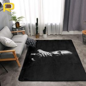 2Pac Baseball Tupac Shakur Rap Hip Hop Rug