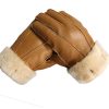KICHAM Leather Snow Gloves