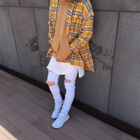 BronX Dip Dye Flannel Shirt