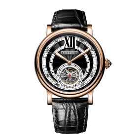 Reef Tiger/RT Luxury Watches for Men Rose Gold Tourbillon Automatic Watches