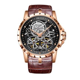 Mens Military Watches Automatic Watches Waterproof Rose Gold