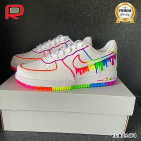AF 1 Zona Rainbow Custom Shoes Sneakers - nk0002670