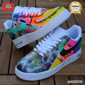 AF 1 Two Universe vs Neon Flash Custom Shoes Sneakers - nk0002740